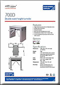 SPR400D Double Turnstile with Shutters
