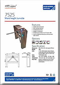 7525 Standard Single Turnstile - Internal use