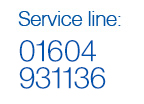 Service Line: 01604 931136