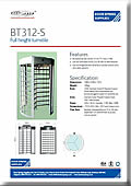 BT312-S Single Turnstile