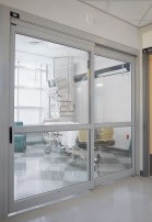 ICU 7200 Series 2 panel Trackless Doors