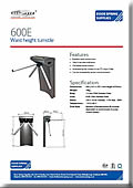 600 E Single Pedestal Turnstile